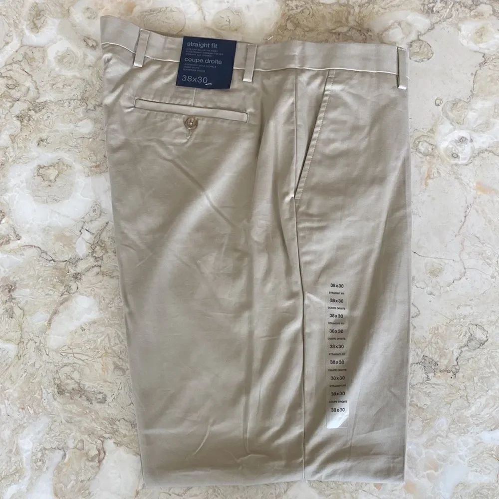 NWT Gap Straight Leg Khakis 38”/30” - Picture 2 of 9